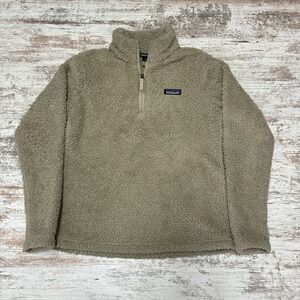 PATAGONIA Women Los Gatos Quarter-Zip Teddy Fleece Pullover‎ Sz S, Outdoor Ski